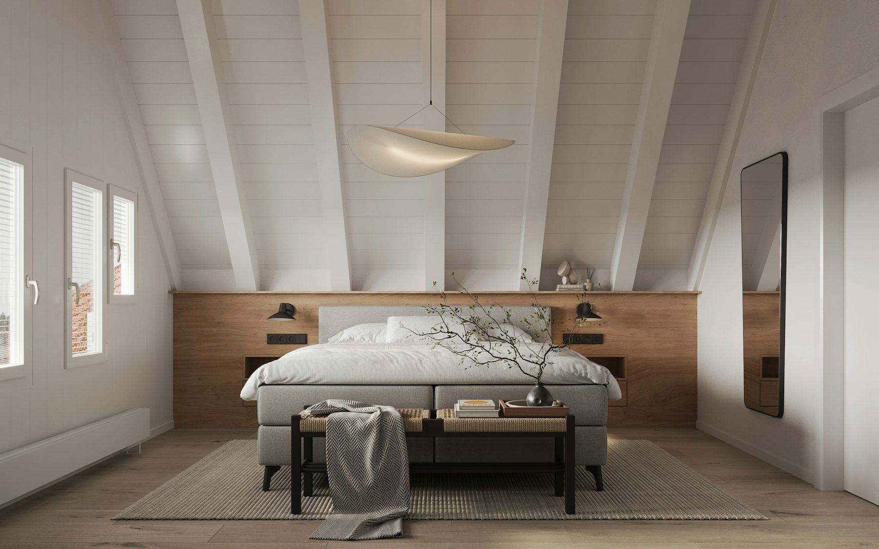 CurateSpaceStudio soft bedroom styling example